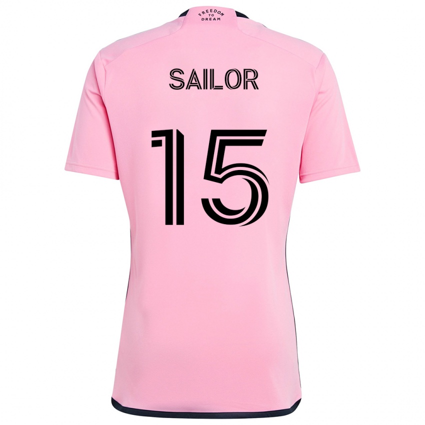 Criança Camisola Ryan Sailor #15 Cor-De-Rosa Principal 2024/25 Camisa Brasil