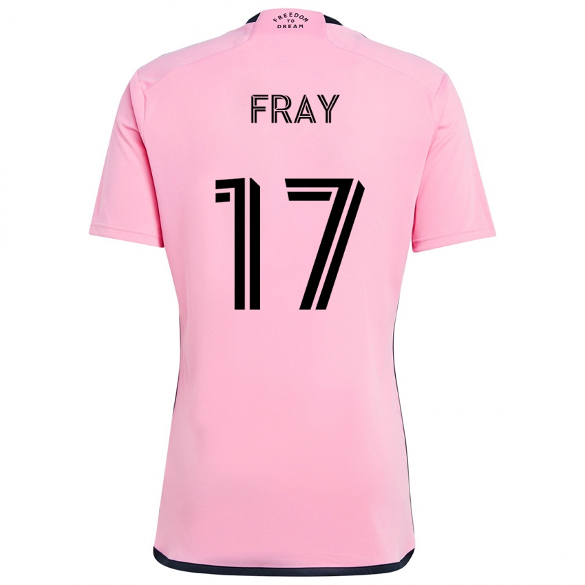 Criança Camisola Ian Fray #17 Cor-De-Rosa Principal 2024/25 Camisa Brasil