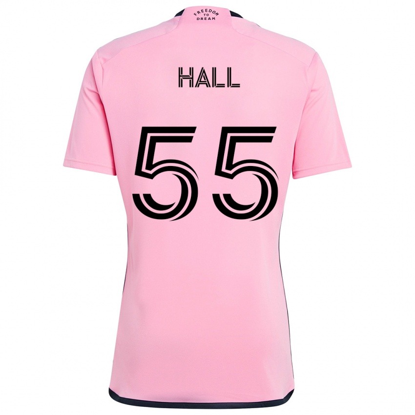 Criança Camisola Tyler Hall #55 Cor-De-Rosa Principal 2024/25 Camisa Brasil