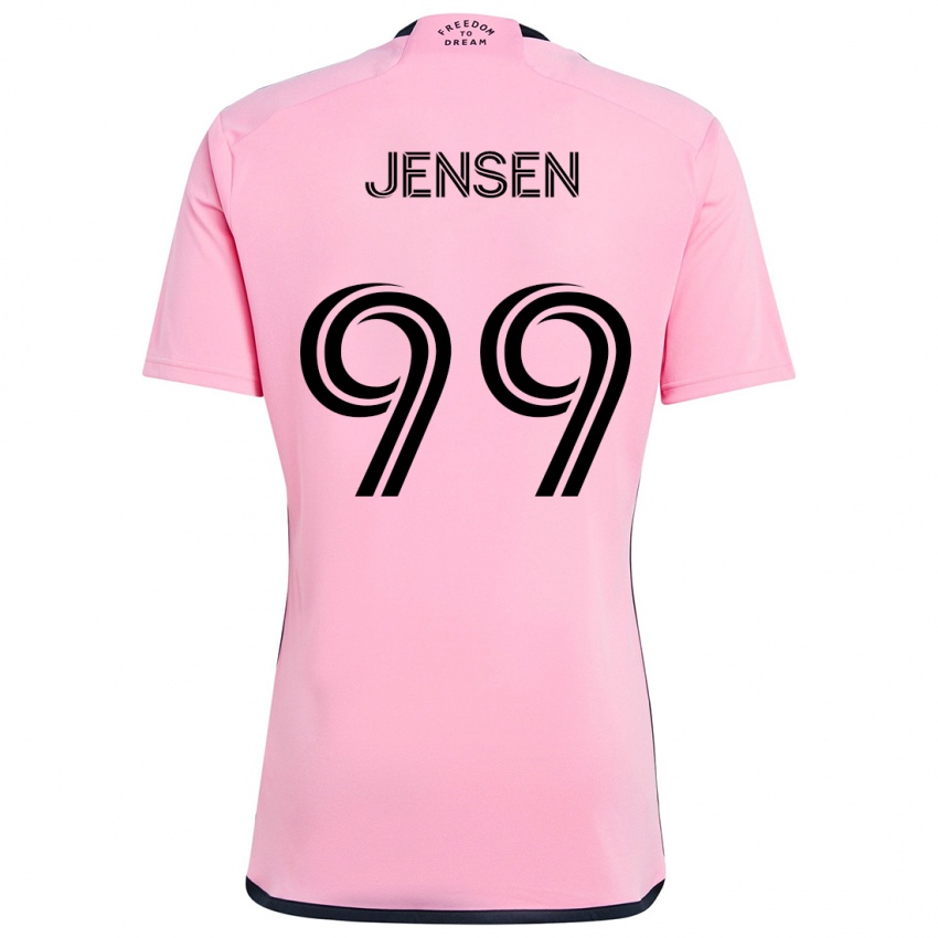 Criança Camisola Cole Jensen #99 Cor-De-Rosa Principal 2024/25 Camisa Brasil