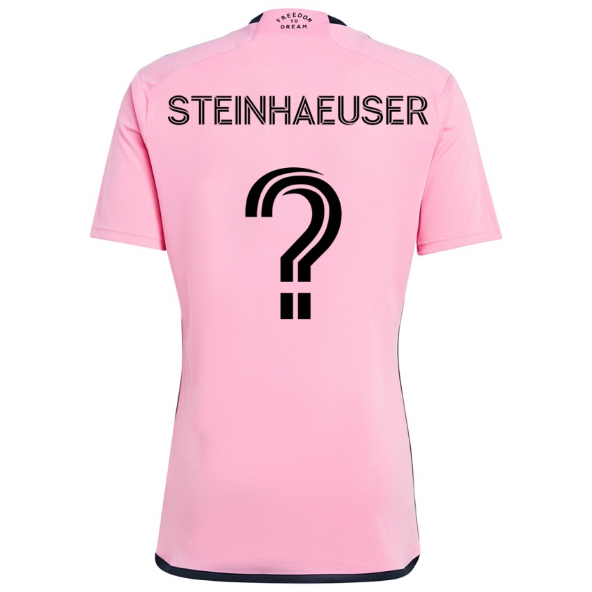 Criança Camisola Marcus Steinhaeuser #0 Cor-De-Rosa Principal 2024/25 Camisa Brasil