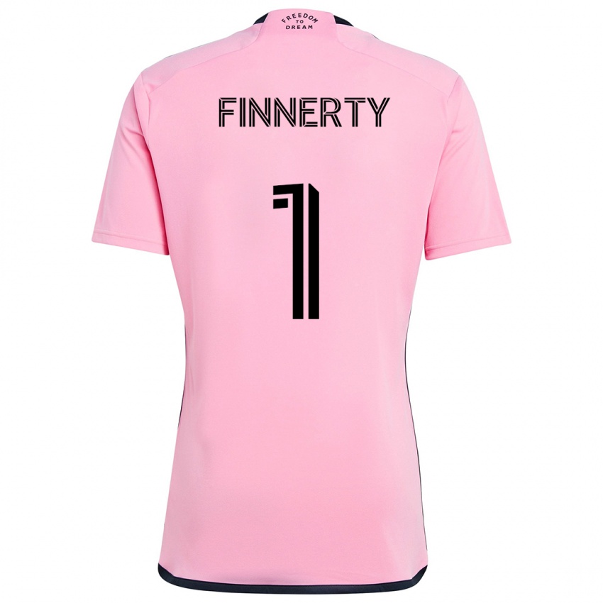 Criança Camisola Owen Finnerty #1 Cor-De-Rosa Principal 2024/25 Camisa Brasil