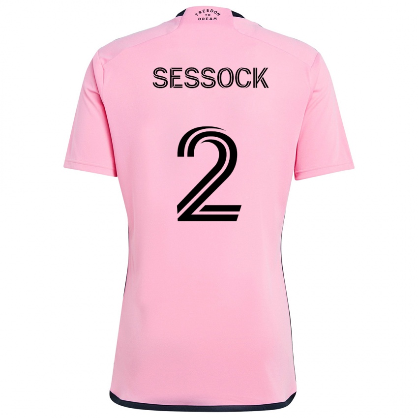 Criança Camisola Nykolas Sessock #2 Cor-De-Rosa Principal 2024/25 Camisa Brasil