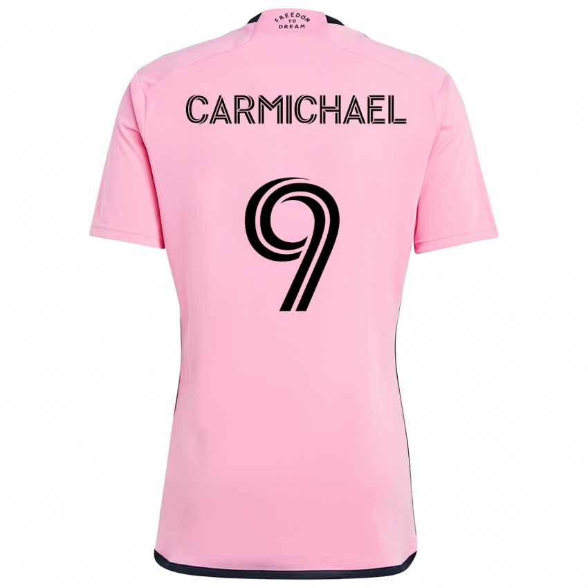 Criança Camisola Ryan Carmichael #9 Cor-De-Rosa Principal 2024/25 Camisa Brasil