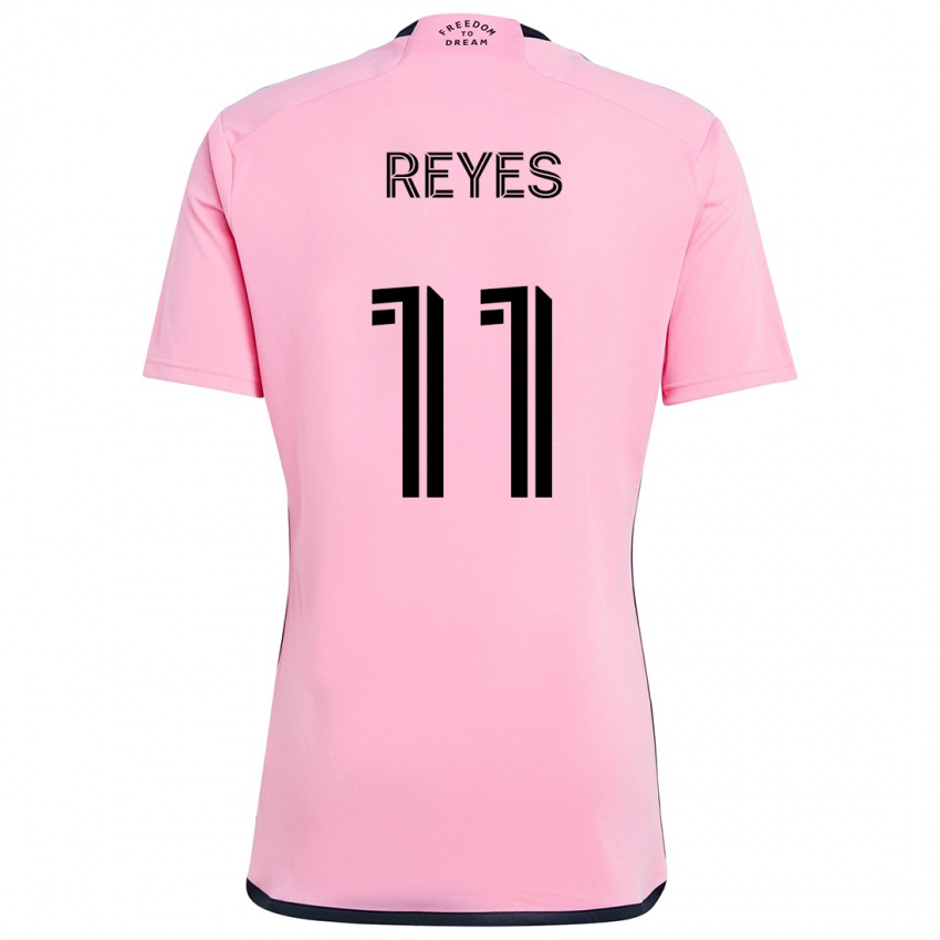 Criança Camisola Dairon Reyes #11 Cor-De-Rosa Principal 2024/25 Camisa Brasil