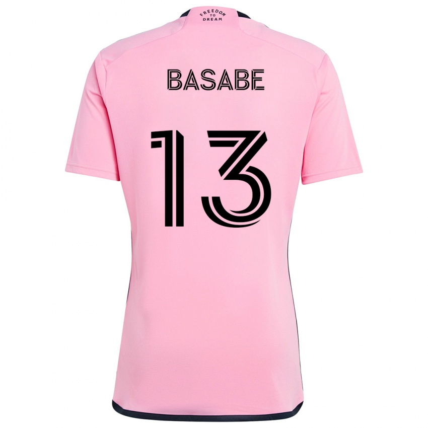 Criança Camisola Samuel Basabe #13 Cor-De-Rosa Principal 2024/25 Camisa Brasil