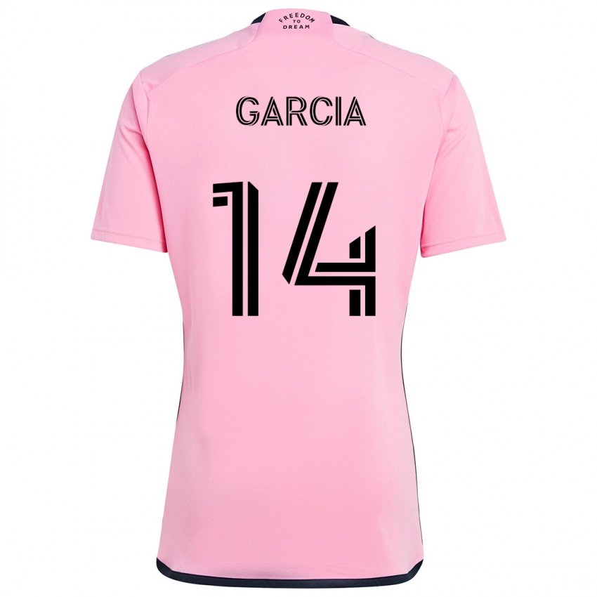 Criança Camisola Santiago Garcia #14 Cor-De-Rosa Principal 2024/25 Camisa Brasil