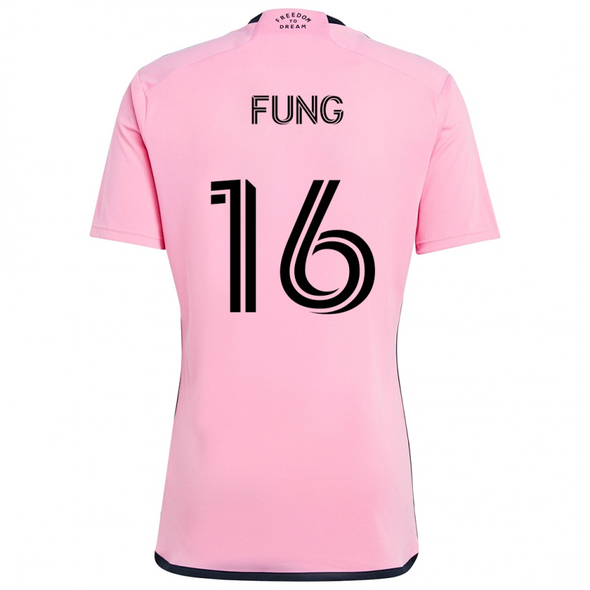 Criança Camisola Victor Fung #16 Cor-De-Rosa Principal 2024/25 Camisa Brasil