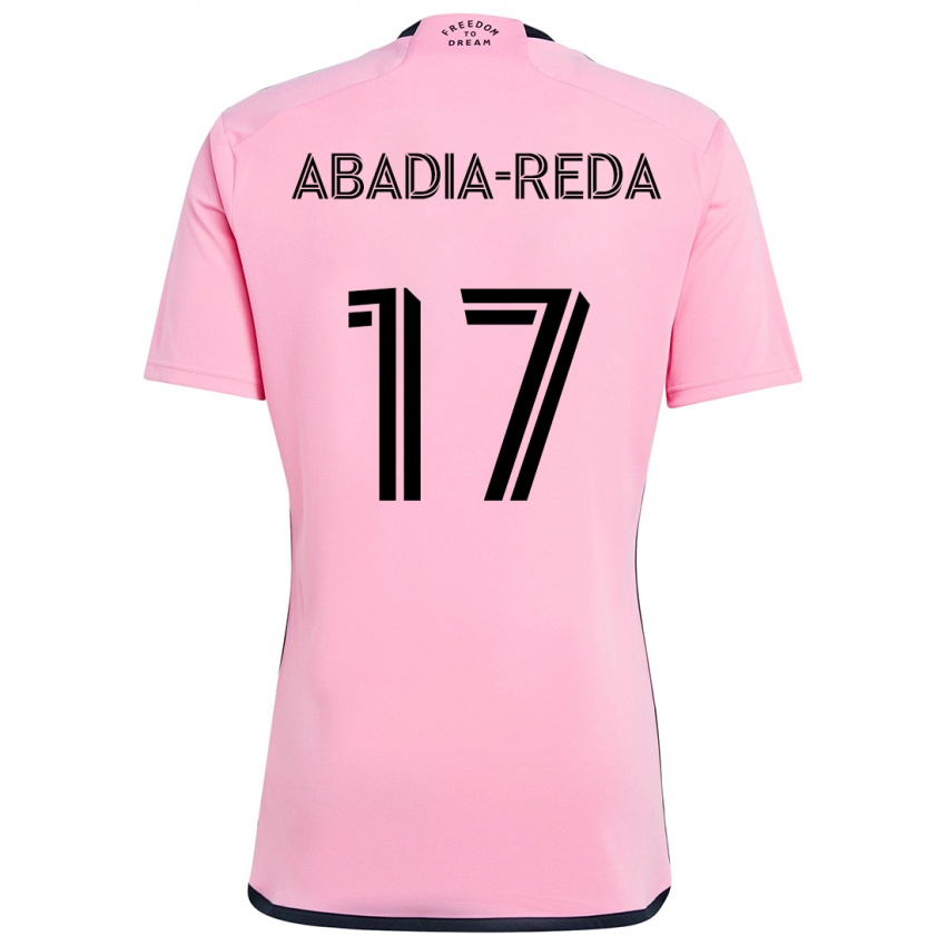 Criança Camisola Ezequiel Abadia-Reda #17 Cor-De-Rosa Principal 2024/25 Camisa Brasil