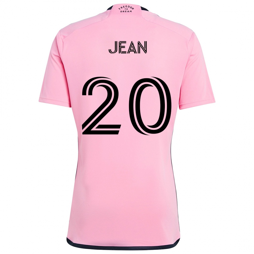 Criança Camisola Corentin Jean #20 Cor-De-Rosa Principal 2024/25 Camisa Brasil