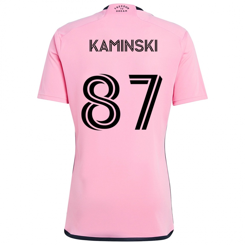 Criança Camisola Brett Kaminski #87 Cor-De-Rosa Principal 2024/25 Camisa Brasil