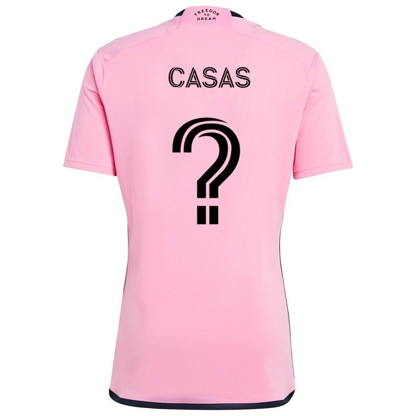 Criança Camisola André Casas #0 Cor-De-Rosa Principal 2024/25 Camisa Brasil