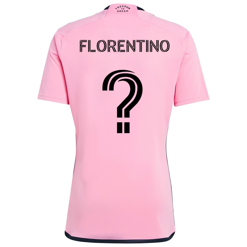 Criança Camisola Gabriel Florentino #0 Cor-De-Rosa Principal 2024/25 Camisa Brasil