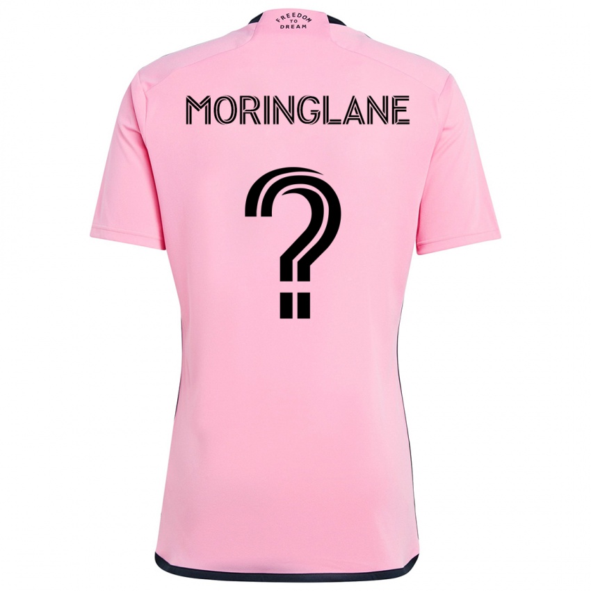 Criança Camisola Luis Moringlane #0 Cor-De-Rosa Principal 2024/25 Camisa Brasil