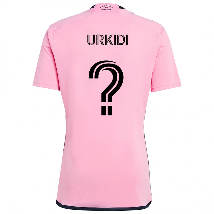 Criança Camisola Ian Urkidi #0 Cor-De-Rosa Principal 2024/25 Camisa Brasil