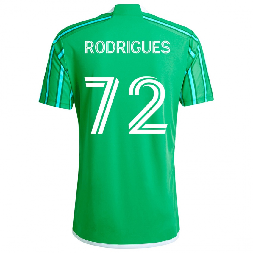 Criança Camisola Braudílio Rodrigues #72 Verde Branco Principal 2024/25 Camisa Brasil