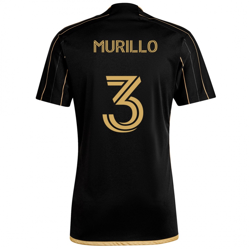 Criança Camisola Jesús Murillo #3 Ouro Preto Principal 2024/25 Camisa Brasil