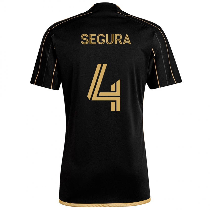 Criança Camisola Eddie Segura #4 Ouro Preto Principal 2024/25 Camisa Brasil