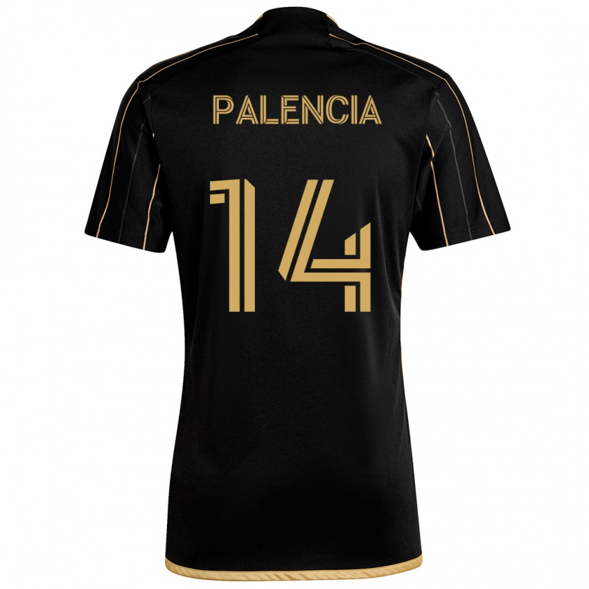 Criança Camisola Sergi Palencia #14 Ouro Preto Principal 2024/25 Camisa Brasil