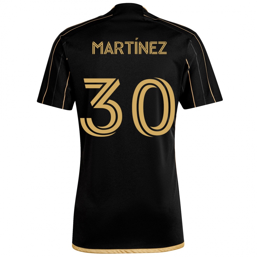 Criança Camisola David Martínez #30 Ouro Preto Principal 2024/25 Camisa Brasil