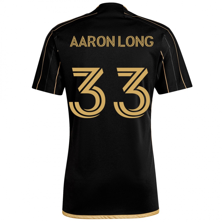 Criança Camisola Aaron Long #33 Ouro Preto Principal 2024/25 Camisa Brasil