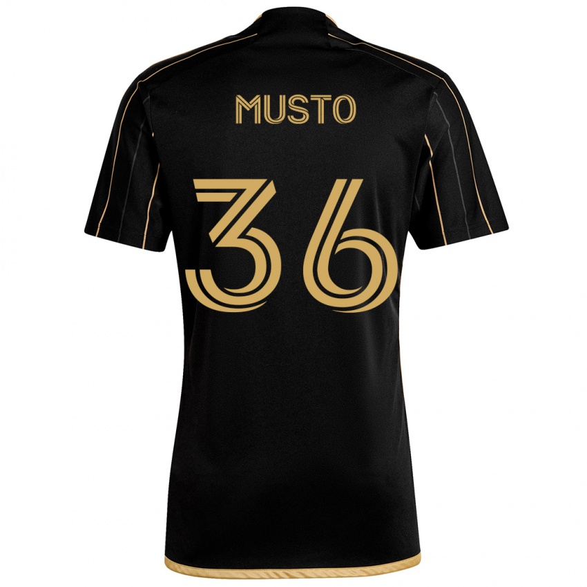 Criança Camisola Tommy Musto #36 Ouro Preto Principal 2024/25 Camisa Brasil