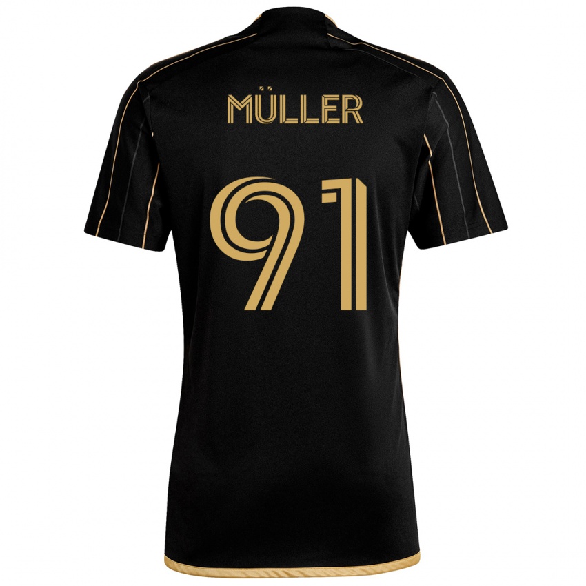 Criança Camisola Luis Müller #91 Ouro Preto Principal 2024/25 Camisa Brasil