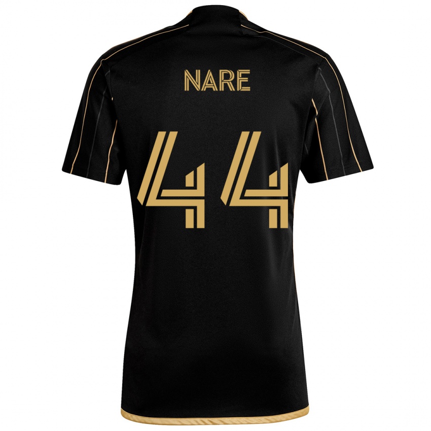 Criança Camisola Thabo Nare #44 Ouro Preto Principal 2024/25 Camisa Brasil