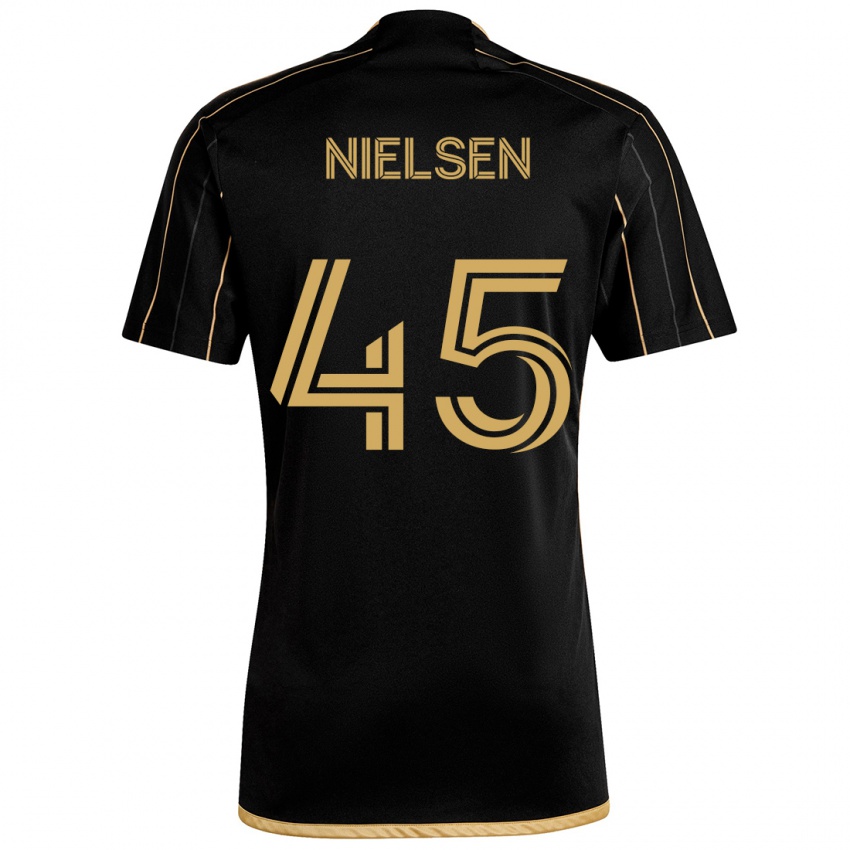 Criança Camisola Kenny Nielsen #45 Ouro Preto Principal 2024/25 Camisa Brasil