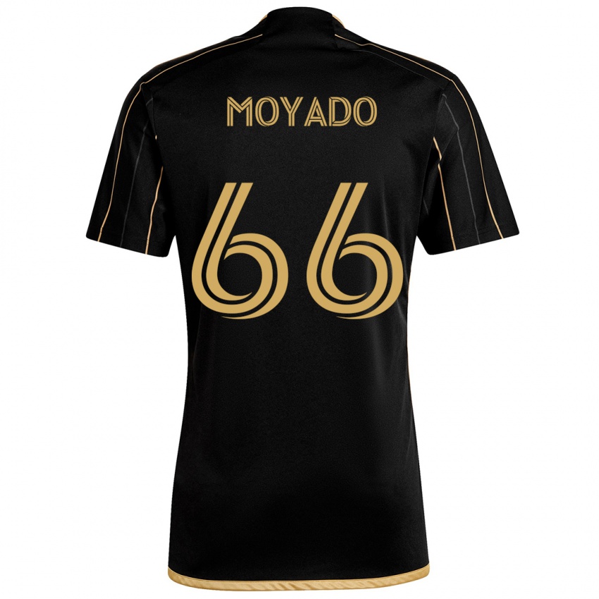 Criança Camisola Bryan Moyado #66 Ouro Preto Principal 2024/25 Camisa Brasil