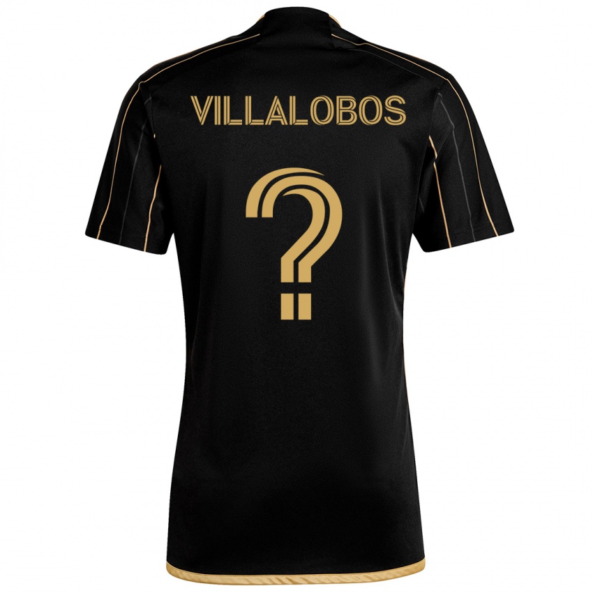 Criança Camisola Kristian Villalobos #0 Ouro Preto Principal 2024/25 Camisa Brasil