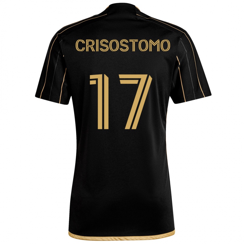 Criança Camisola Danny Crisostomo #17 Ouro Preto Principal 2024/25 Camisa Brasil