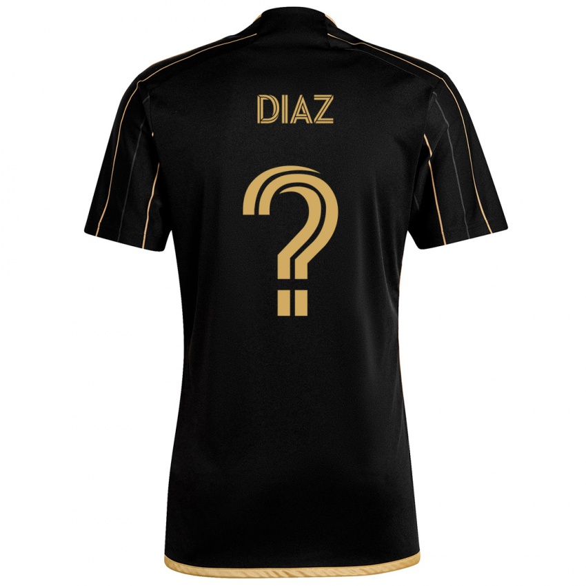 Criança Camisola Christian Díaz #0 Ouro Preto Principal 2024/25 Camisa Brasil