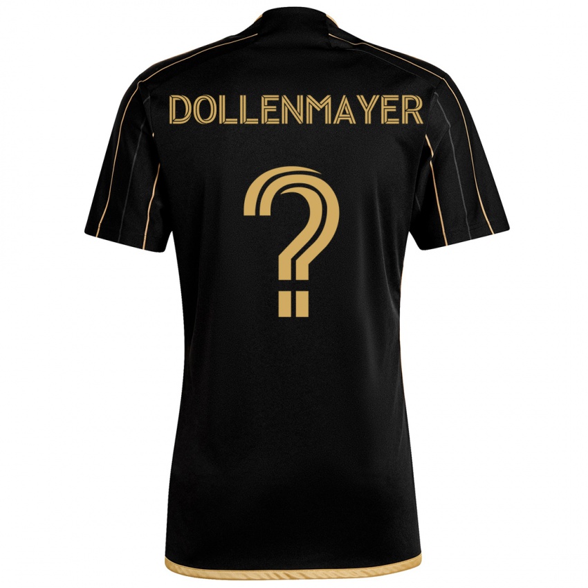 Criança Camisola Noah Dollenmayer #0 Ouro Preto Principal 2024/25 Camisa Brasil