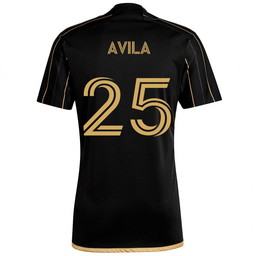 Criança Camisola Armando Avila #25 Ouro Preto Principal 2024/25 Camisa Brasil