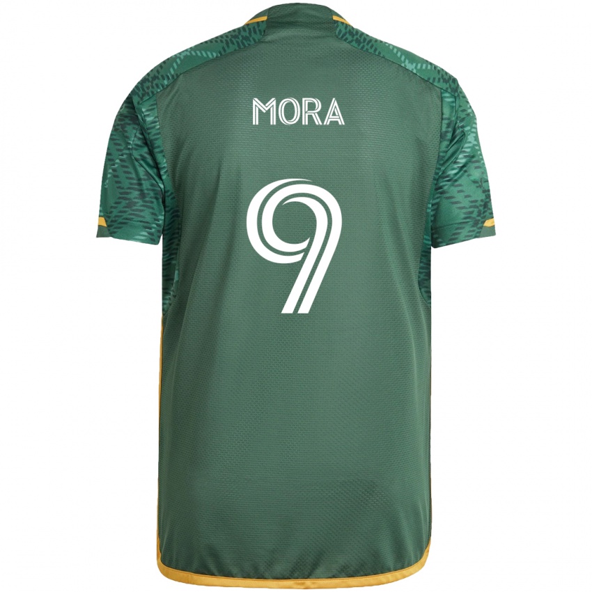 Criança Camisola Felipe Mora #9 Green Orange Principal 2024/25 Camisa Brasil