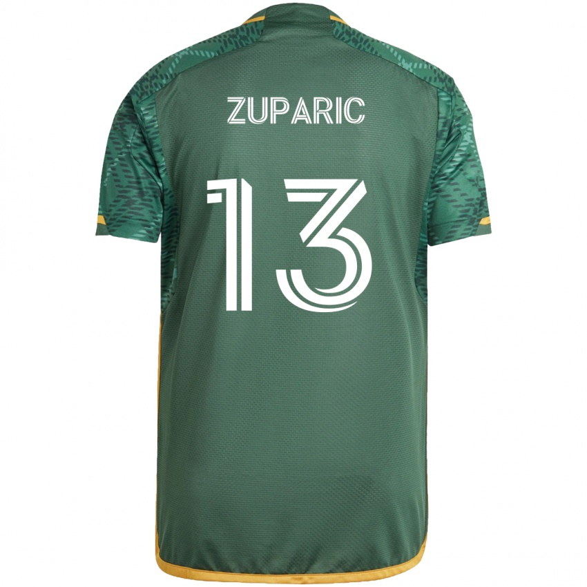 Criança Camisola Dario Zuparic #13 Green Orange Principal 2024/25 Camisa Brasil