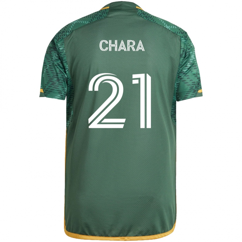 Criança Camisola Diego Chará #21 Green Orange Principal 2024/25 Camisa Brasil