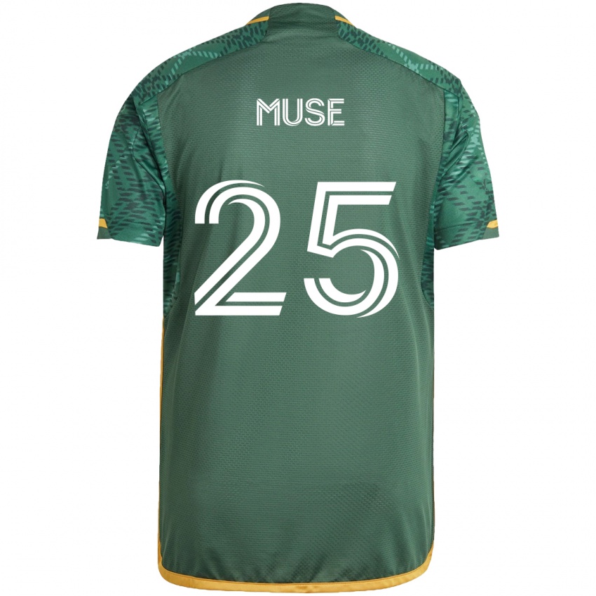 Criança Camisola Trey Muse #25 Green Orange Principal 2024/25 Camisa Brasil