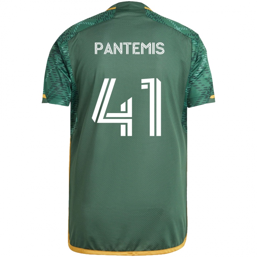 Criança Camisola James Pantemis #41 Green Orange Principal 2024/25 Camisa Brasil