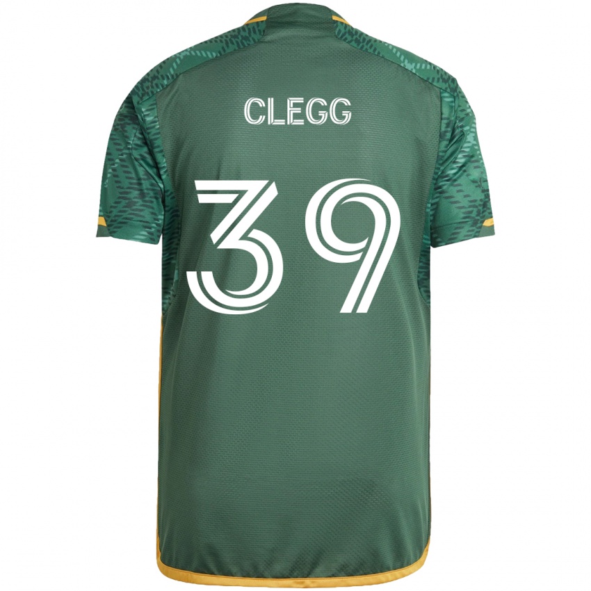 Criança Camisola Tyler Clegg #39 Green Orange Principal 2024/25 Camisa Brasil