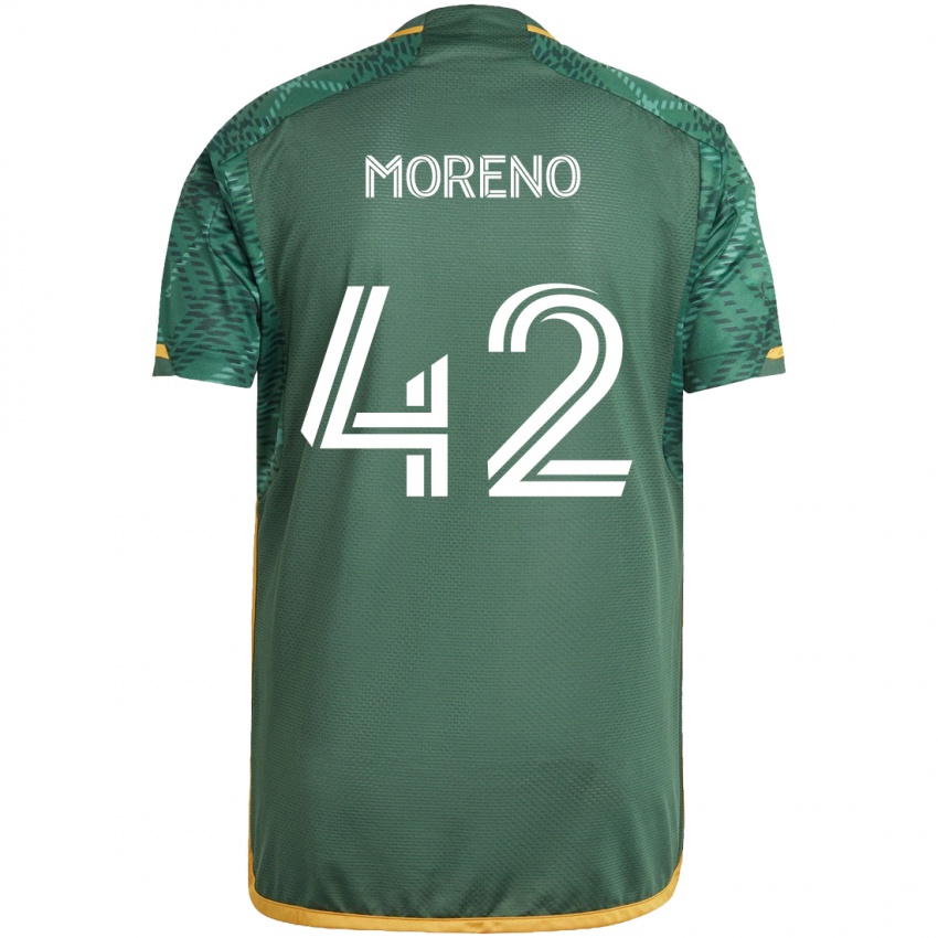 Criança Camisola Alexis Moreno #42 Green Orange Principal 2024/25 Camisa Brasil