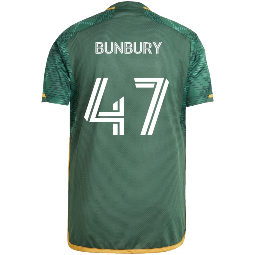 Criança Camisola Mataeo Bunbury #47 Green Orange Principal 2024/25 Camisa Brasil