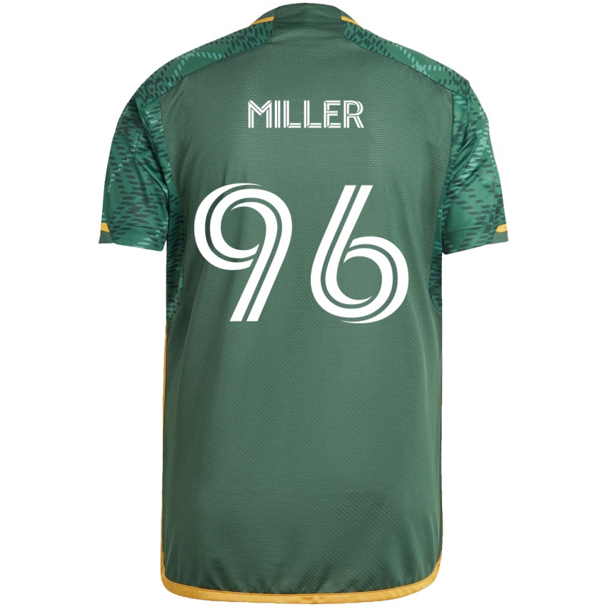 Criança Camisola Carver Miller #96 Green Orange Principal 2024/25 Camisa Brasil