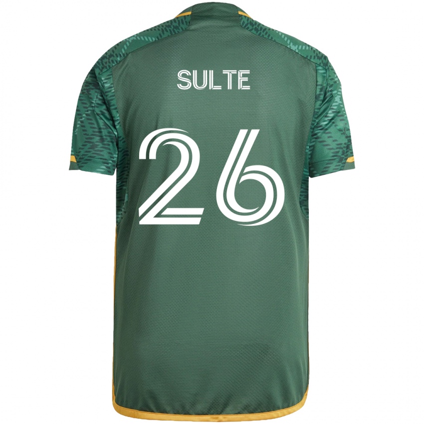 Criança Camisola Hunter Sulte #26 Green Orange Principal 2024/25 Camisa Brasil