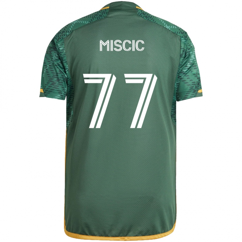 Criança Camisola Selmir Miscic #77 Green Orange Principal 2024/25 Camisa Brasil