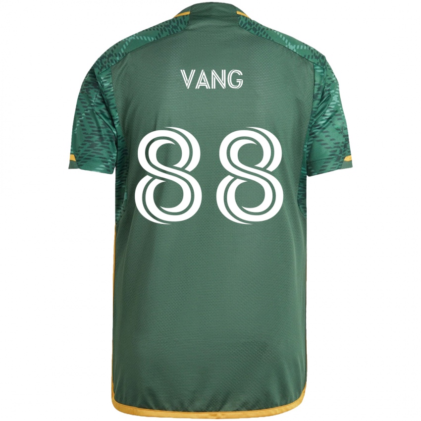 Criança Camisola Michael Vang #88 Green Orange Principal 2024/25 Camisa Brasil