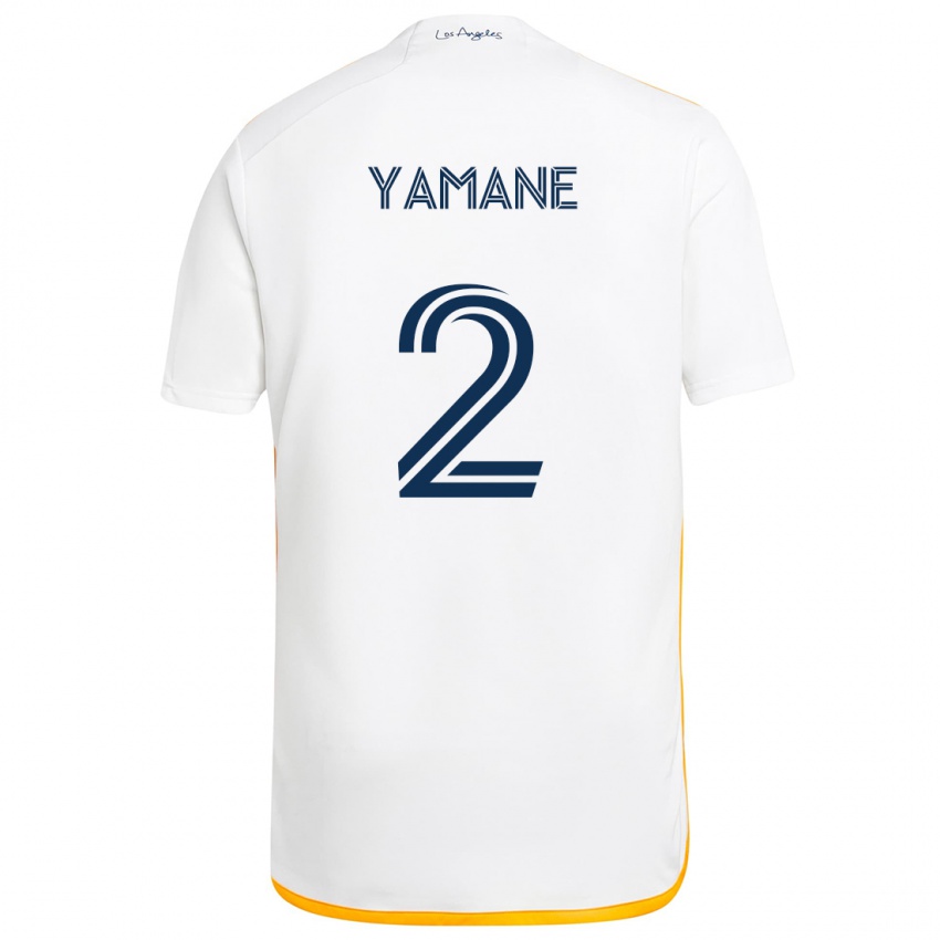 Criança Camisola Miki Yamane #2 Branco Amarelo Principal 2024/25 Camisa Brasil