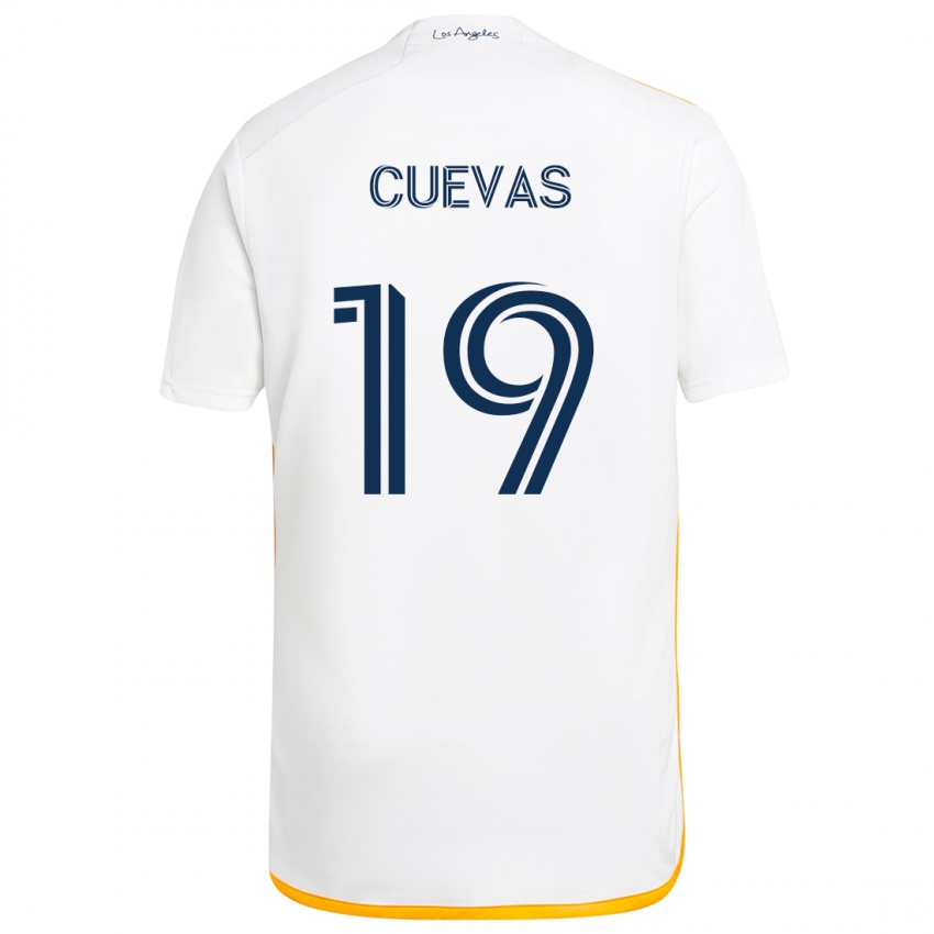 Criança Camisola Mauricio Cuevas #19 Branco Amarelo Principal 2024/25 Camisa Brasil