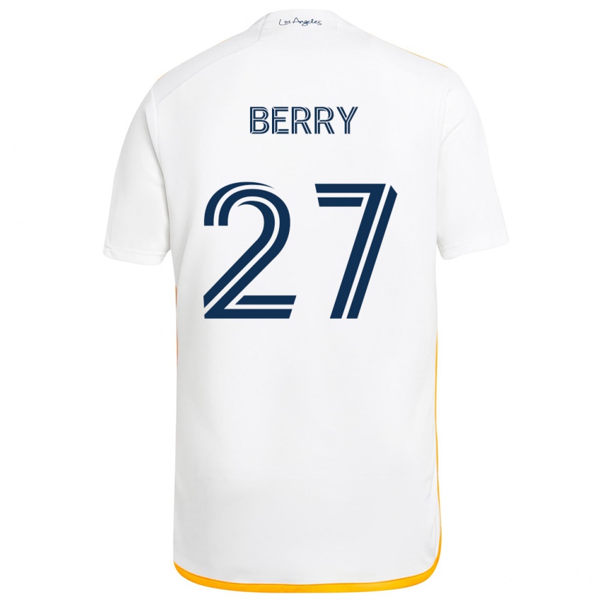 Criança Camisola Miguel Berry #27 Branco Amarelo Principal 2024/25 Camisa Brasil